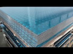 Лист алюминиевый ромбовидный 8 мм, тисненый перфорированный алюминиевый лист, рифленый лист, витрина